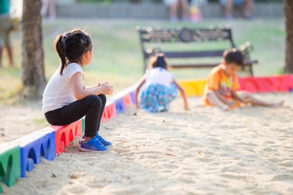 Children alone on the playground | Source: Shutterstock